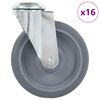 vidaXL drejehjul med bolthul 16 stk. 125 mm