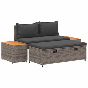 vidaXL Udend&oslash;rs sofagruppe 4 -Seater 4 stk. 55 x 30 x 39 cm