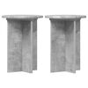 vidaXL Planteholder 2 pcs Betongr&aring; &Oslash;29,5 x 40 cm Konstrueret tr&aelig;