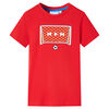 T-shirt til b&oslash;rn str. 116 r&oslash;d