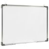 vidaXL magnetisk whiteboard 70x50 cm stål hvid
