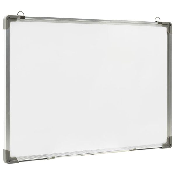 vidaXL magnetisk whiteboard 70x50 cm stål hvid