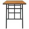 vidaXL Spisebord Brun 110 x 55 x 62 cm Massivt Akacietr&aelig;