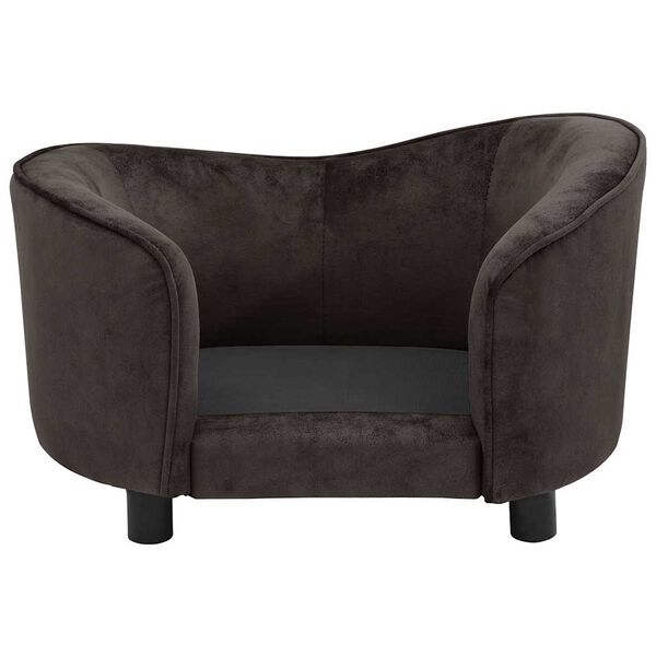 vidaXL hundesofa 69x49x40 cm plys brun