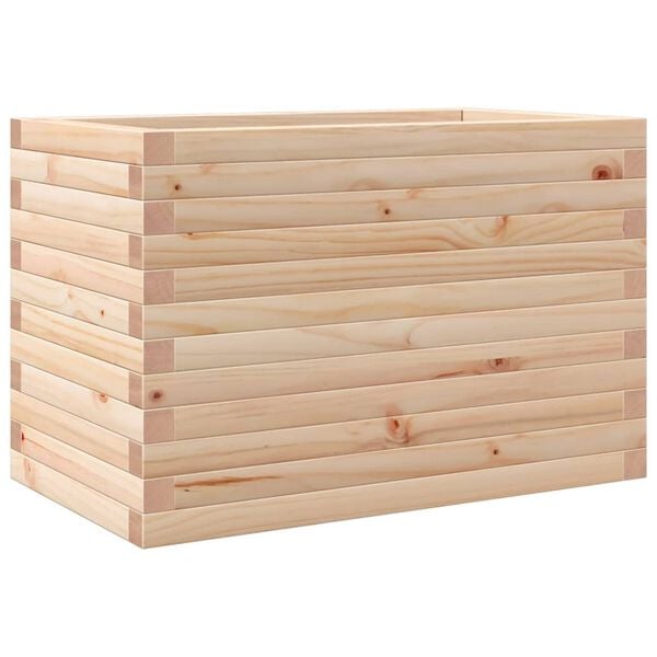 vidaXL plantekasse 70x40x45,5 cm massivt fyrretr&aelig;