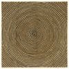 vidaXL Omr&aring;det&aelig;pper Sort 120 x 120 cm Jute