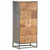 vidaXL kommode 45x30x100 cm massivt genbrugstr&aelig;