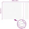 vidaXL Hegnsp&aelig;l Gr&aring; 100 x 1,4 m (25 mm mesh) St&aring;l og PVC