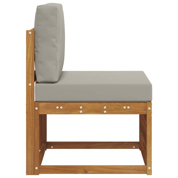 vidaXL Udend&oslash;rs Mellem Sofa Massivt Akacietr&aelig; Naturfarvet