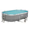 Bestway Power Steel swimmingpools&aelig;t 488x305x107 cm oval 56448