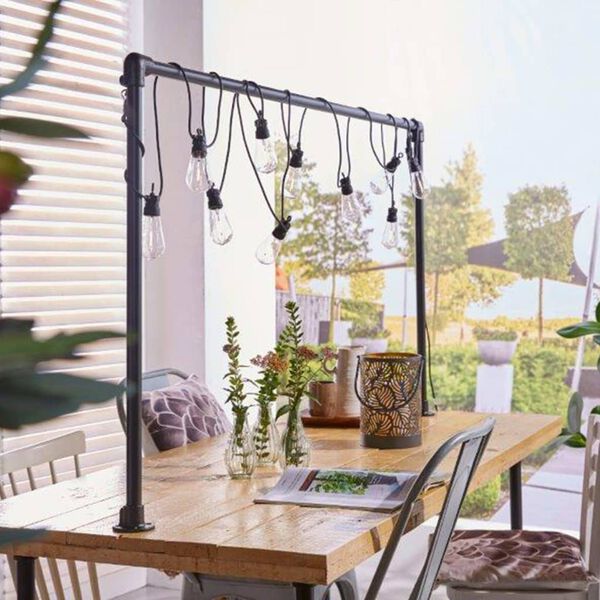 Luxform festlysk&aelig;de til haven Hawaii med 10 LED'er