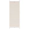 Plisseret blind 40x100 cm creme