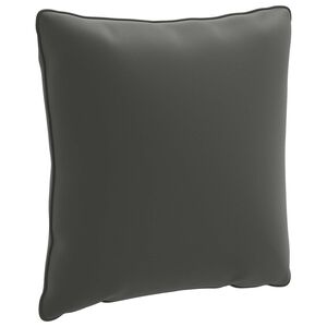 vidaXL 1-delte rygpuder PUTTEN 100% polyester Antracit 40 x 40 x 15 cm