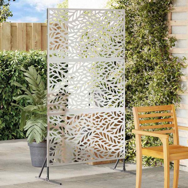 vidaXL Privatlivssk&aelig;rm Gr&aring; 100 x 50 x 180 cm St&aring;l