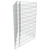 vidaXL gabion-højbed 75x75x50 cm galvaniseret stål
