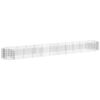 vidaXL gabion-h&oslash;jbed 600x100x50 cm galvaniseret jern
