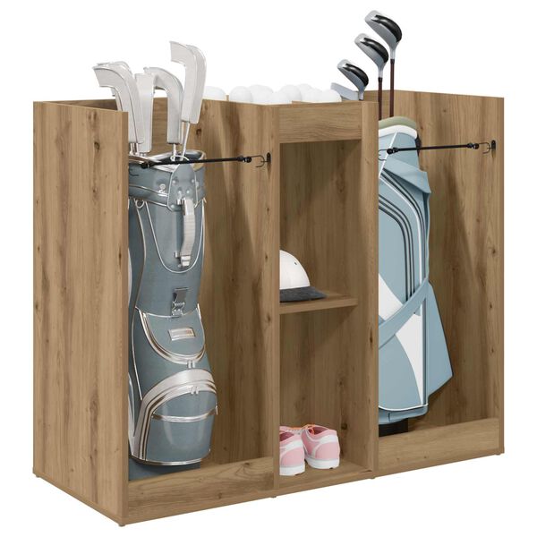 vidaXL Golf Skab Ensfarvet Artisan Egetr&aelig; 102 x 45 x 85,5 cm