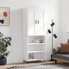 vidaXL h&oslash;jskab 69,5x34x180 cm konstrueret tr&aelig; hvid