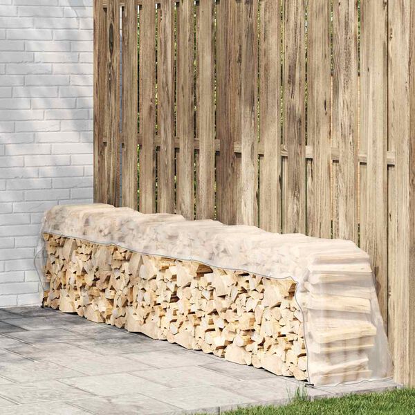 vidaXL klar presenning med &oslash;jer 1x6 m polyethylen