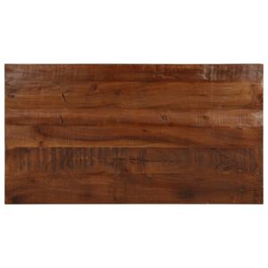 vidaXL bordplade 120x50x2,5 cm rektangul&aelig;r massivt genbrugstr&aelig;