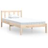 vidaXL sengeramme 90x200 cm massivt fyrretr&aelig;