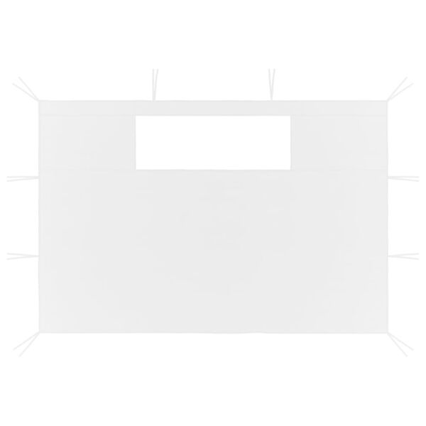 vidaXL pavillonv&aelig;gge med vinduer 2 stk. hvid