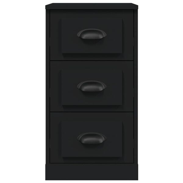 vidaXL sk&aelig;nk 36x35,5x67,5 cm konstrueret tr&aelig; sort