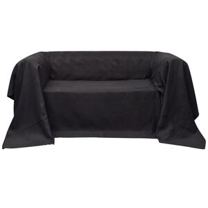 vidaXL sofabetr&aelig;k 140x210 cm mikroruskind antracitgr&aring;