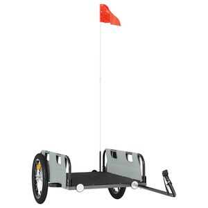 vidaXL cykeltrailer oxfordstof og jern gr&aring;