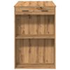 vidaXL barbord 102x70x103,5 cm konstrueret tr&aelig; gammelt tr&aelig;look
