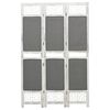 vidaXL 3-panels rumdeler 105x165 cm stof gr&aring;