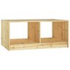 vidaXL sofabord 75x50x33 cm massivt fyrretr&aelig;