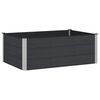 vidaXL H&oslash;jbed Sort 150 x 100 x 54 cm alu.
