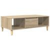 vidaXL Sofabord Sonoma eg 102 x 55 x 35 cm Konstrueret tr&aelig;