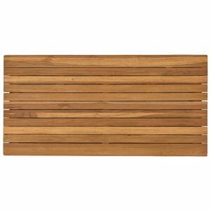vidaXL Bordplade 90 x 45 x 3,5 cm Rektangul&aelig;r Massiv Teaktr&aelig;