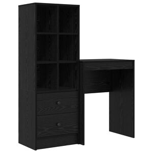 vidaXL Bord Sort eg 105,5 x 34 x 127 cm 2 stk.