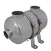 vidaXL varmeveksler til pool 292 x 134 mm 28 kW