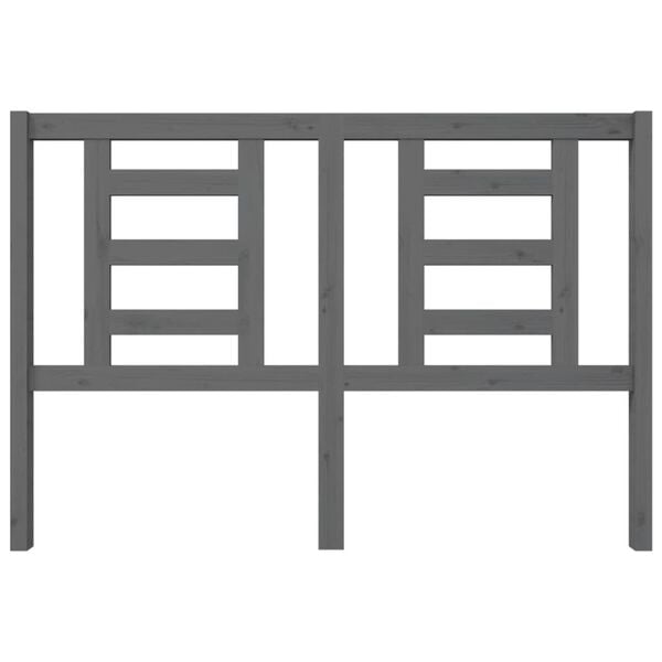 vidaXL sengeg&aelig;rde 146x4x100 cm massivt fyrretr&aelig; gr&aring;