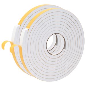 vidaXL Selvkl&aelig;bende skum tape 2 stk. Hvid 20mm x 5m CR Skum