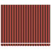 vidaXL Utrækkelig Markise orange og brun 400 × 300 cm Polyester