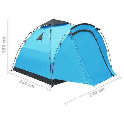 vidaXL pop-up campingtelt 3 personer blå