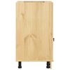 vidaXL Kabinet SKI HonningBrun 40 x 46 x 81,5 cm Massiv fyrretr&aelig;
