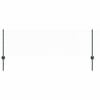 vidaXL Sekskantet hegn med stolpe 50 x 0,6 m PVC-belagt st&aring;l Gr&oslash;n Mesh