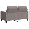 vidaXL 2-personers sofa 120 cm stof gr&aring;brun