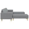 vidaXL Stue Sofa 3 pcs Lysegr&aring; Polyester