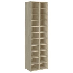 vidaXL skoskab 54x34x183 cm konstrueret tr&aelig; sonoma-eg