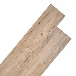 vidaXL Gulvplanker Eg brun 5,26 m&sup2; 18 stk. PVC