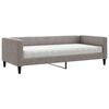 vidaXL daybed med madras 90x200 cm stof gr&aring;brun