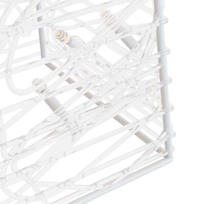 vidaXL dekorativ LED-lyskegle 60 cm akryl kold hvid