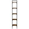 vidaXL bogreol med 5 hylder 35x30x174 cm konstrueret tr&aelig; r&oslash;get eg